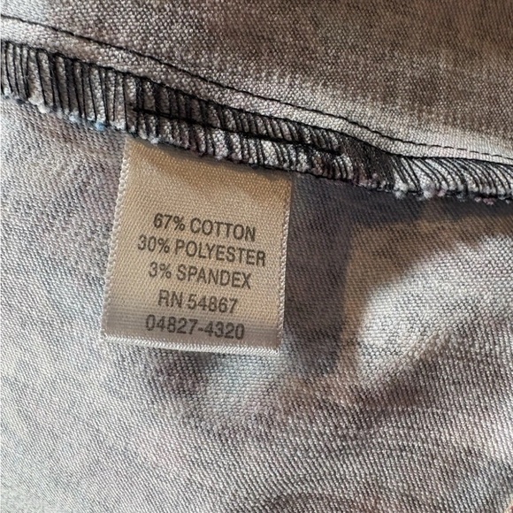 CHRISTOPHER & BANKS Denim Jacket
Light Full Front Zip Floral Size M Woman’s - Picture 6 of 8